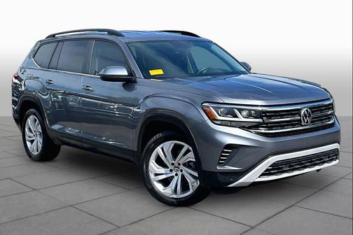 Platinum Gray Metallic 2021 Volkswagen Atlas 3.6L SE w/Technology