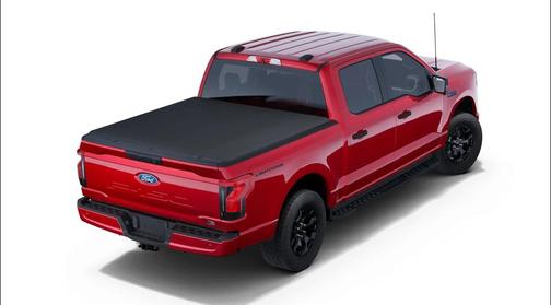 Rapid Red Metallic Tinted Clearcoat 2025 Ford F-150 Lightning XLT