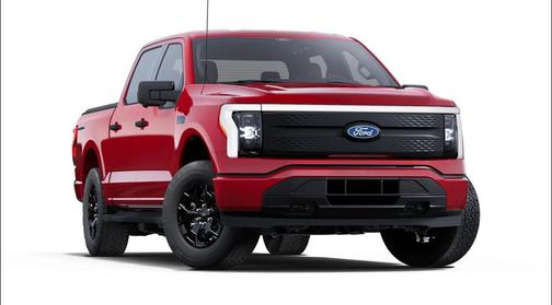 Rapid Red Metallic Tinted Clearcoat 2025 Ford F-150 Lightning XLT