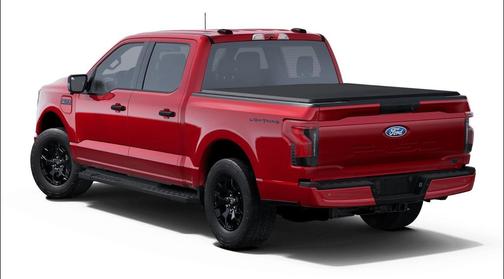 Rapid Red Metallic Tinted Clearcoat 2025 Ford F-150 Lightning XLT
