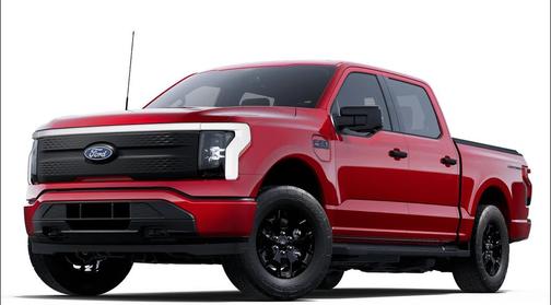 Rapid Red Metallic Tinted Clearcoat 2025 Ford F-150 Lightning XLT