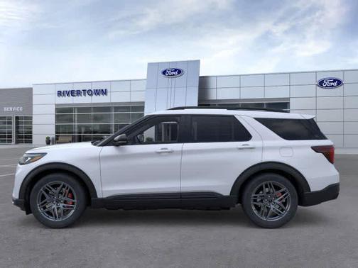 Space White Metallic 2026 Ford Explorer ST