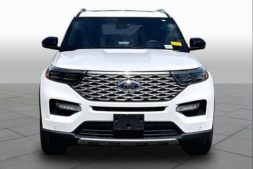 Star White Metallic Tri-Coat 2020 Ford Explorer Platinum