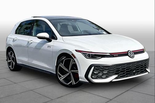 Opal White Pearl 2025 Volkswagen Golf GTI 2.0T SE DSG