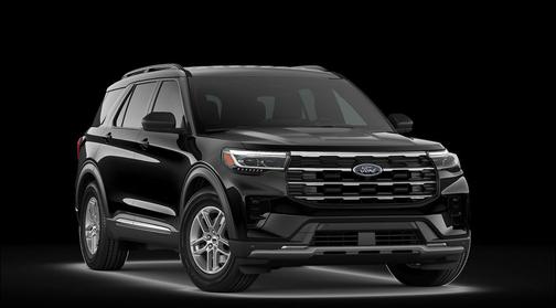 Agate Black Metallic 2026 Ford Explorer Active w/200A Pkg