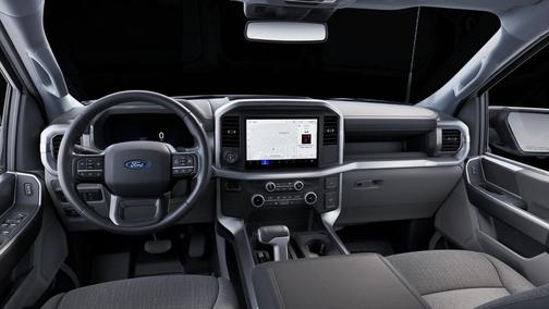 Oxford White 2025 Ford F-150 Lightning XLT