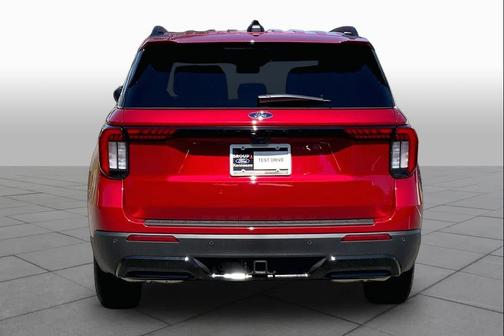 Rapid Red Metallic Tinted Clearcoat 2026 Ford Explorer ST-Line