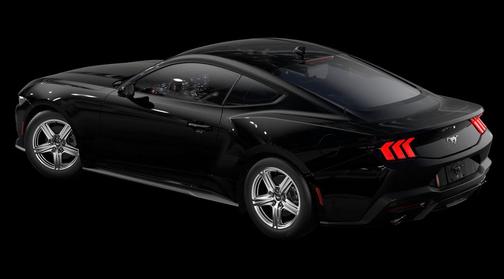 Shadow Black 2026 Ford Mustang EcoBoost