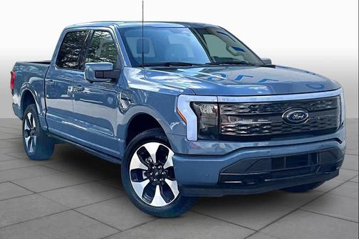 Azure Gray Metallic Tri-Coat 2023 Ford F-150 Lightning Platinum