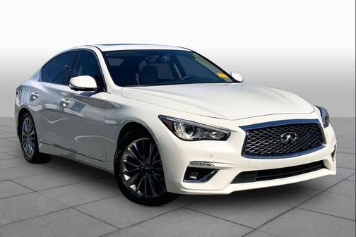 Majestic White 2023 INFINITI Q50 3.0t LUXE