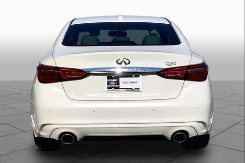 Majestic White 2023 INFINITI Q50 3.0t LUXE
