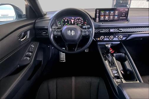 Platinum White Pearl 2023 Honda Accord Hybrid Sport