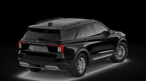 Agate Black Metallic 2026 Ford Explorer Active