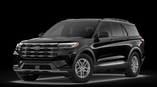 Agate Black Metallic 2026 Ford Explorer Active