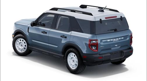 Azure Gray Metallic Tri-Coat 2025 Ford Bronco Sport Heritage