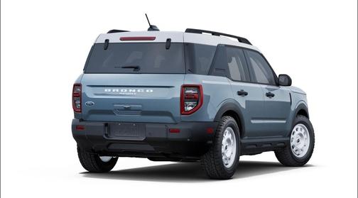 Azure Gray Metallic Tri-Coat 2025 Ford Bronco Sport Heritage