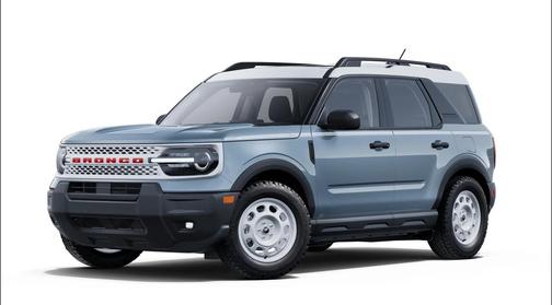 Azure Gray Metallic Tri-Coat 2025 Ford Bronco Sport Heritage