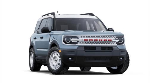 Azure Gray Metallic Tri-Coat 2025 Ford Bronco Sport Heritage