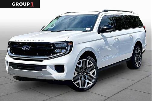 Star White Metallic Tri-Coat 2026 Ford Expedition Max Platinum