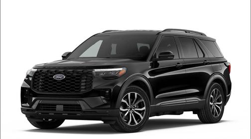 Agate Black Metallic 2026 Ford Explorer ST-Line