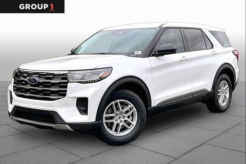 Star White Metallic Tri-Coat 2026 Ford Explorer Active
