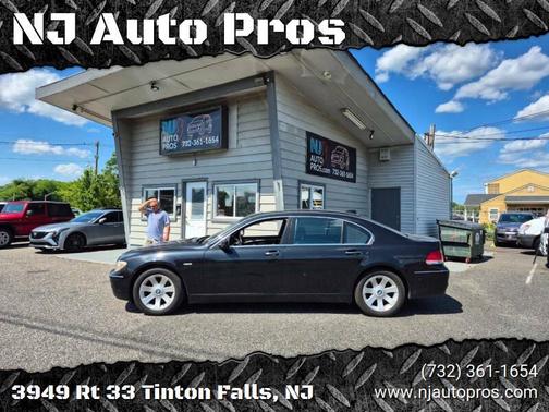 Black 2008 BMW 750 Li
