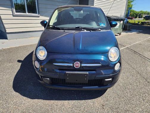 Blue 2013 FIAT 500 Pop