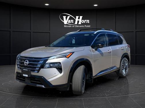 Champagne Silver Metallic/Super Black 2026 Nissan Rogue Platinum