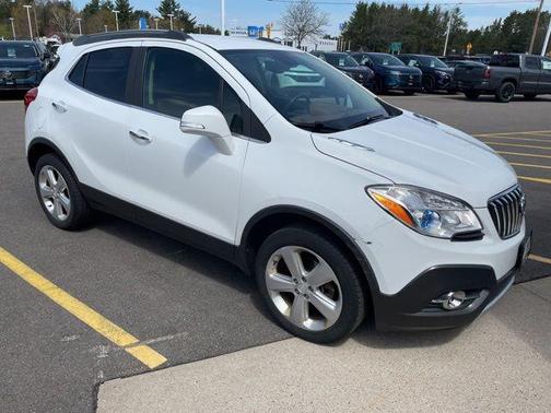 Summit White 2016 Buick Encore Leather