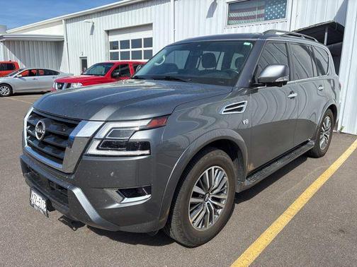 Gun Metallic 2021 Nissan Armada SL 4WD