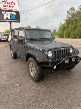 Gray 2016 Jeep Wrangler Unlimited Rubicon