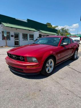 Red 2008 Ford Mustang Deluxe