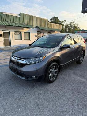 Gray 2017 Honda CR-V EX-L
