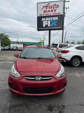 Red 2017 Hyundai Accent SE
