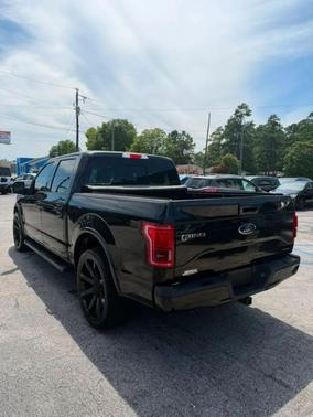 Black 2015 Ford F-150 Lariat