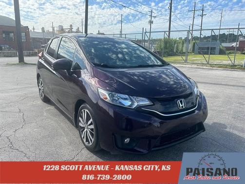 Purple 2015 Honda Fit EX