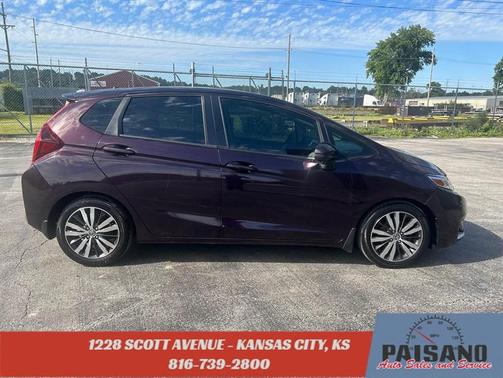 Purple 2015 Honda Fit EX