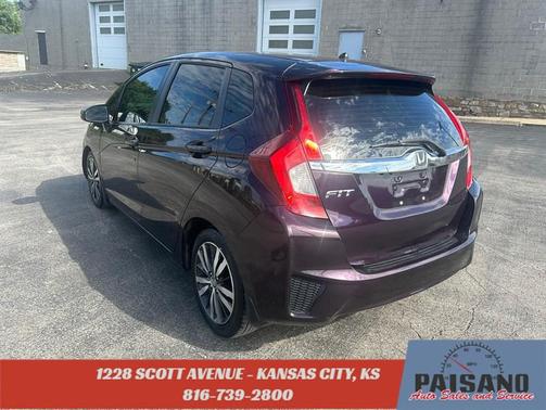Purple 2015 Honda Fit EX