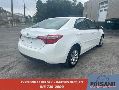 Super White 2014 Toyota Corolla LE