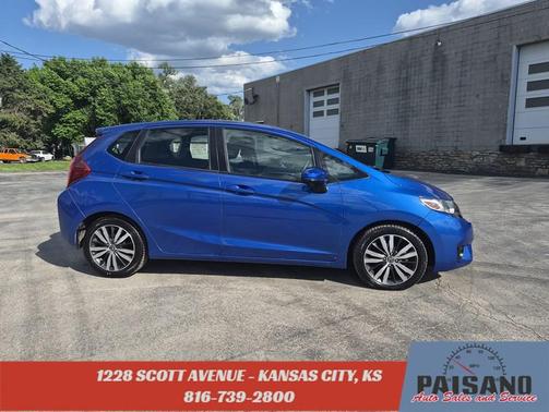 Aegean Blue Metallic 2015 Honda Fit EX