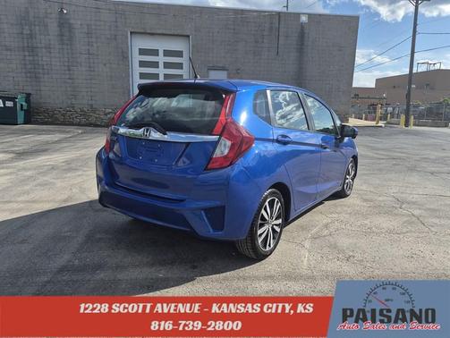 Aegean Blue Metallic 2015 Honda Fit EX