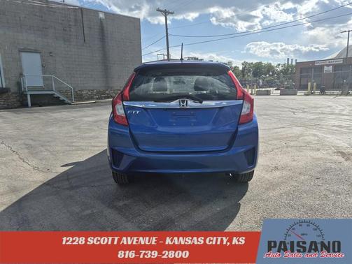Aegean Blue Metallic 2015 Honda Fit EX