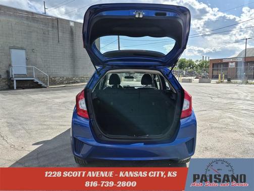 Aegean Blue Metallic 2015 Honda Fit EX