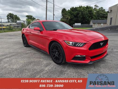 Red 2015 Ford Mustang V6