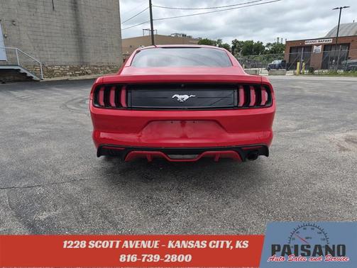 Red 2015 Ford Mustang V6