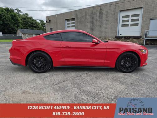 Red 2015 Ford Mustang V6