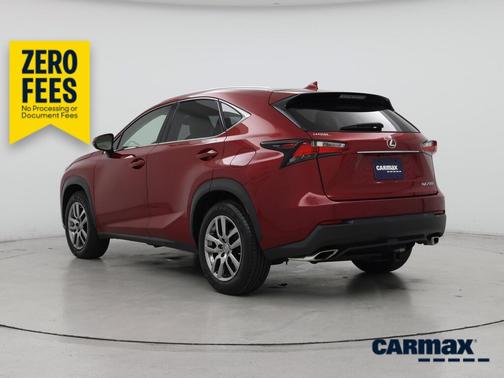 Red 2016 Lexus NX 200t