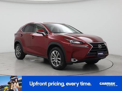 Red 2016 Lexus NX 200t