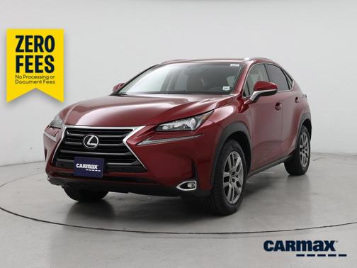 Red 2016 Lexus NX 200t