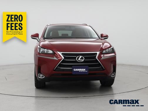 Red 2016 Lexus NX 200t